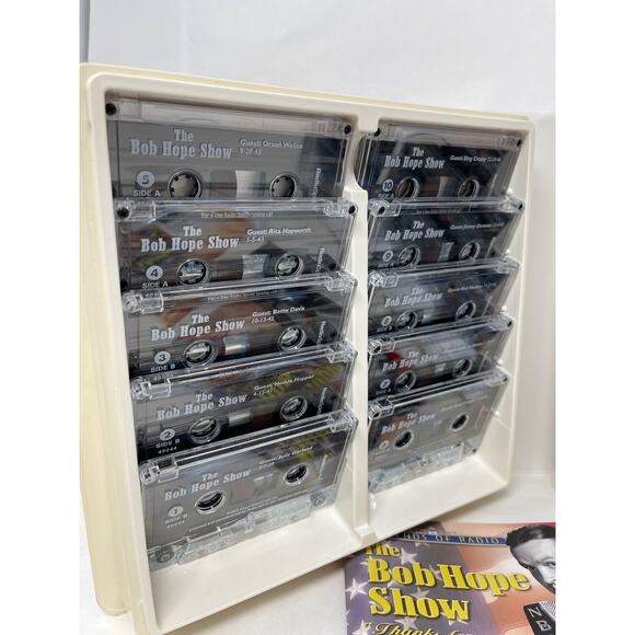 2002 The Bob Hope Show 20 Cassettes 20 Hours 40 Episodes Legends of Radio - Picture 5 of 11